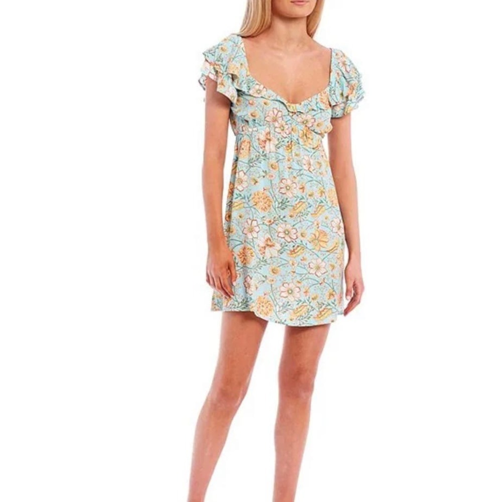 NWT Billabong Women's Enchant Me‎ Mini Sundress Floral Size XS